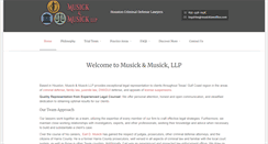 Desktop Screenshot of musicklawoffice.com