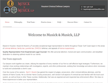 Tablet Screenshot of musicklawoffice.com